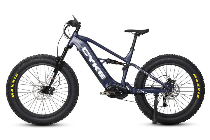 CYKE Electric Mountain eBike Falcon X - 48v 1000 w Electric Fat Tire Mountain eBike - Mountain eBike - CYKE|BLUE17IN|2614 eBike Super Shop