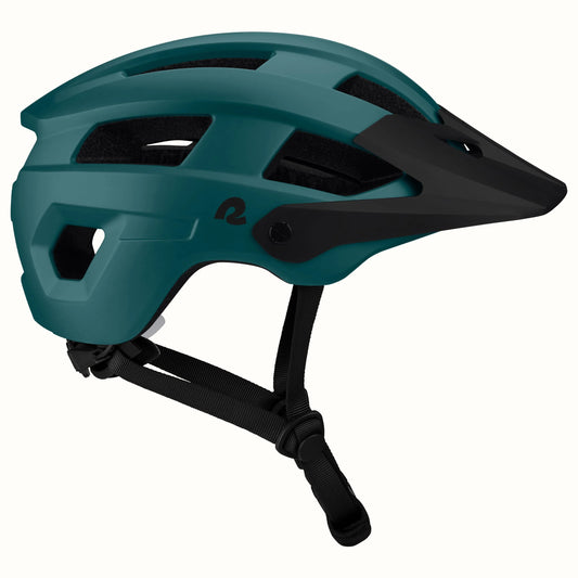 Retrospec Rowan mountain bike helmet in superior blue, front and side view, designed for eBike use