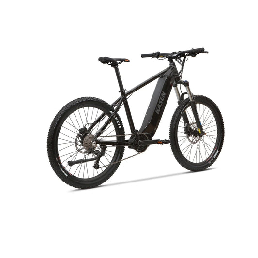 Red Kasen K2.0 500W eBike in its box, product image showing the packaged bicycle