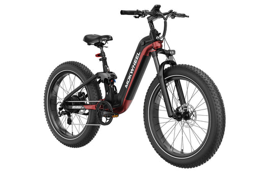 eBike Mokwheel Obsidian ST - Black & Red