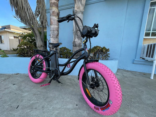 eBike Tires 20" x 4" Pink Knobby for Fat Tire Electric Bike