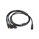 Product image of the Macfox X7:X7L eBike wiring harness, showing the wiring connectors and cables arranged for the X7 model.