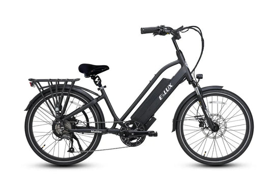 ELUX Malibu Mini 750 w Step Thru eBike 24 Street Electric Beach Cruiser eBike