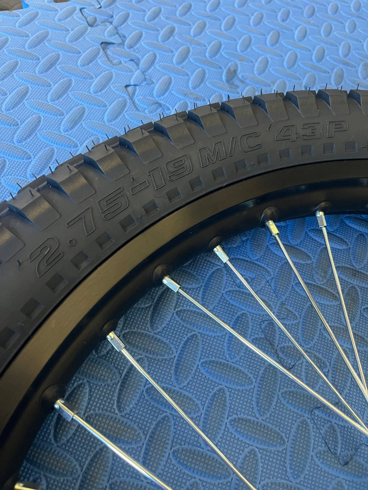 eMoto Wheel Set Shinko 241 Dual Sport 19" Complete Front Wheel & Tire Set for Moto Bikes - Wheel & Tire Set - EBIKE|2324 eBike Super Shop