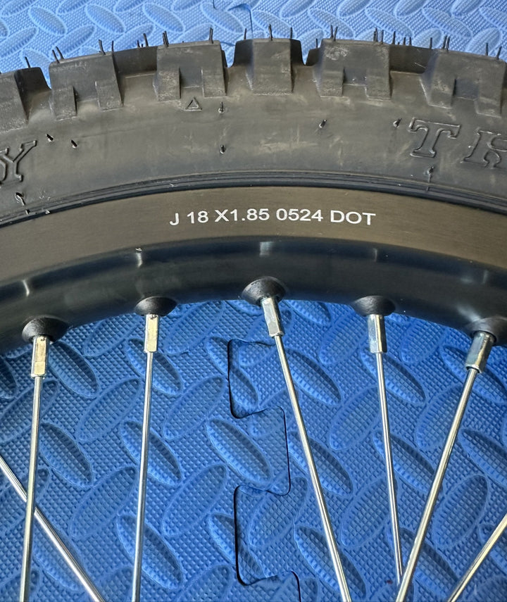 eMoto Wheel Set Shinko 244 Dual Sport 18"/21" Complete Front & Rear Wheel and Tire Set for Moto Bikes - Wheel & Tire Set - EBIKE|2372 eBike Super Shop