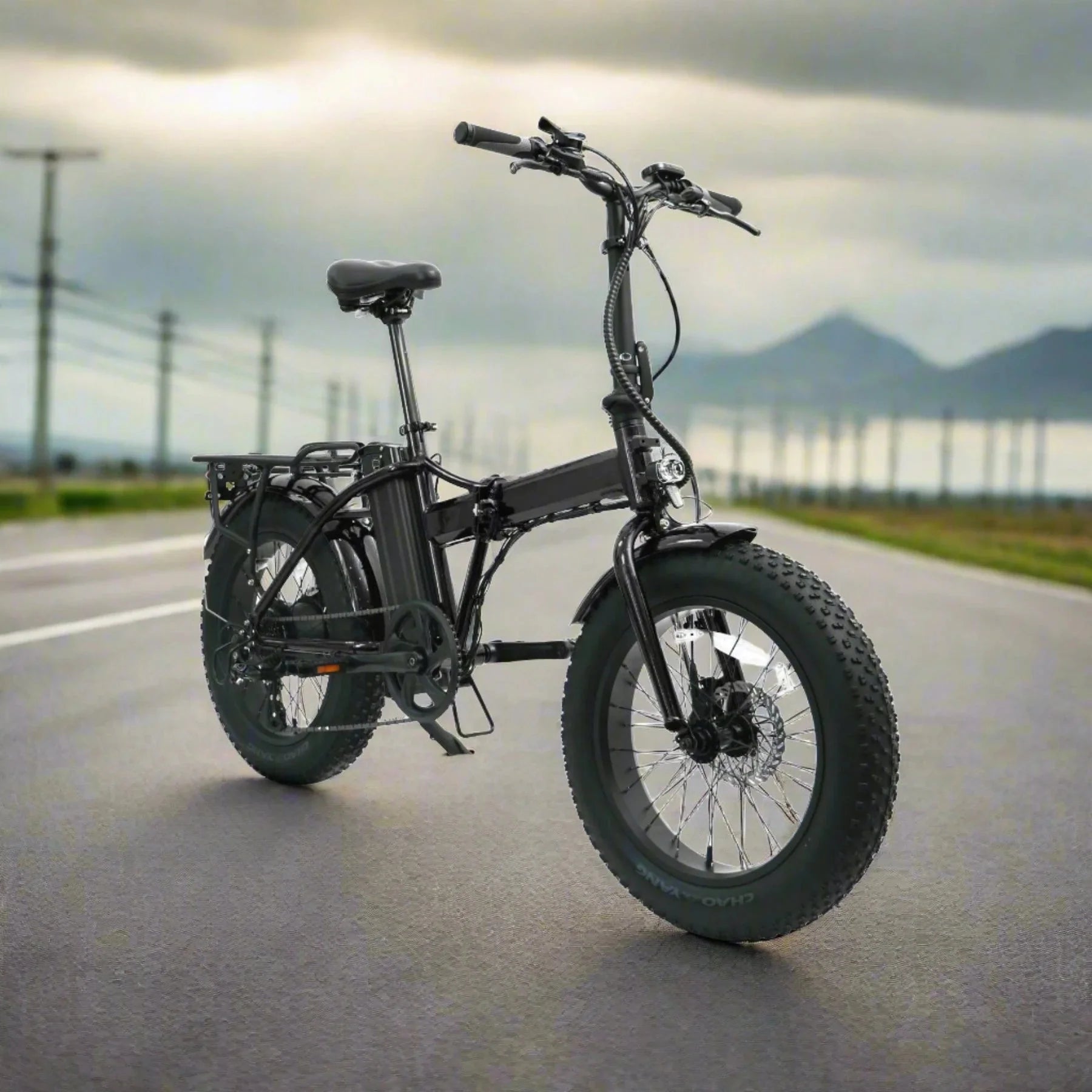 folding electric bicycle 500w Eunorau E-FAT-MN