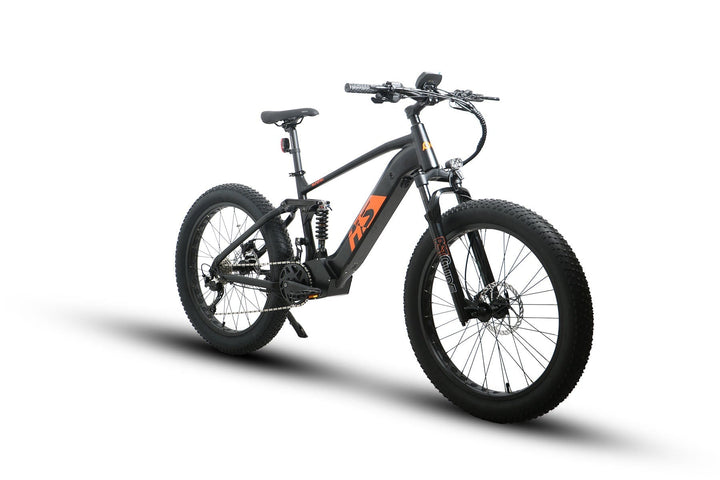 EUNORAU FAT - HS/Hunter X8 - Step Over - EUNOR|FAT - H|Black eBike Super Shop