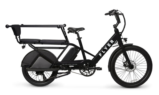 FLYER Via 500w Step Thru eBike 24x2.4 Street Electric Cargo eBike