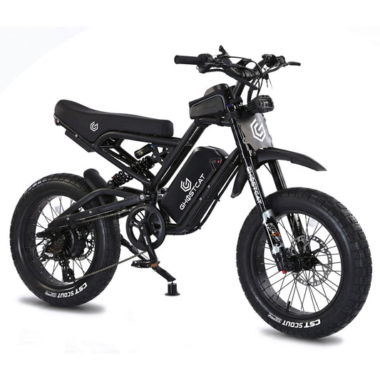 GhostCat F3X.2 Pro Blackout, front three-quarter view