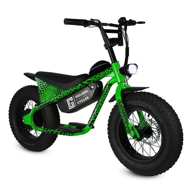 GOLDEN CYCLE Big Boy 350w Micro eBike 16x4 Fat Electric Mini Fat Tire GOLDEN CYCLE Big Boy 350w Micro eBike 16x4 Fat Electric Mini Fat Tire