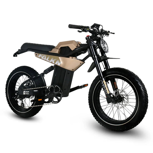 GOLDEN CYCLE Falkn 750w Moto eBike 20x4 Fat Electric e-Moto Style eBike