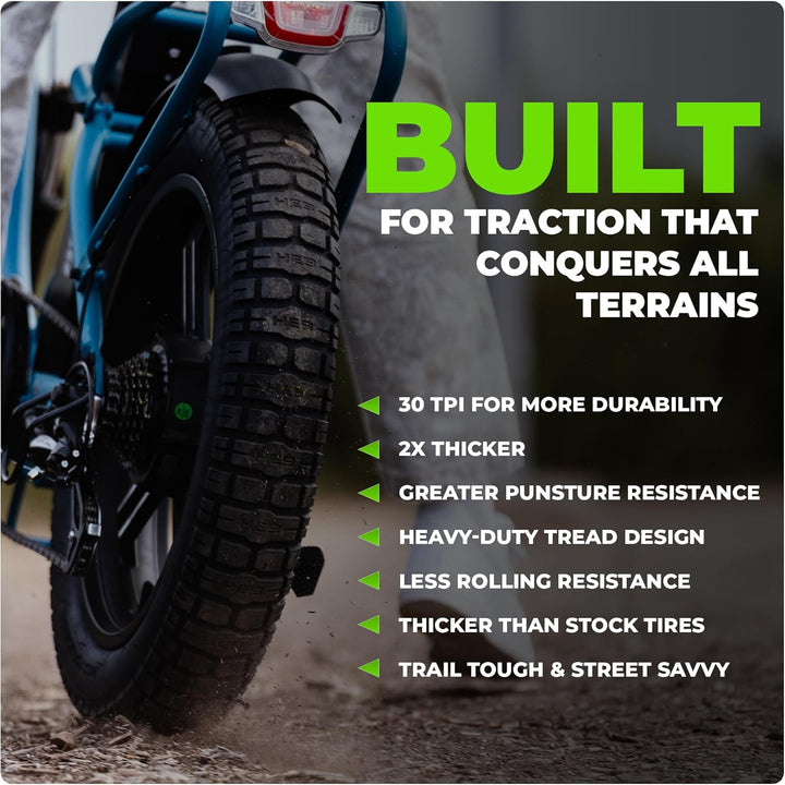 HEB VIPERESS Fat Tire 20x4 (Includes 1 Tire/ 1 Tube - Parts - sku - 50741989671213 eBike Super Shop