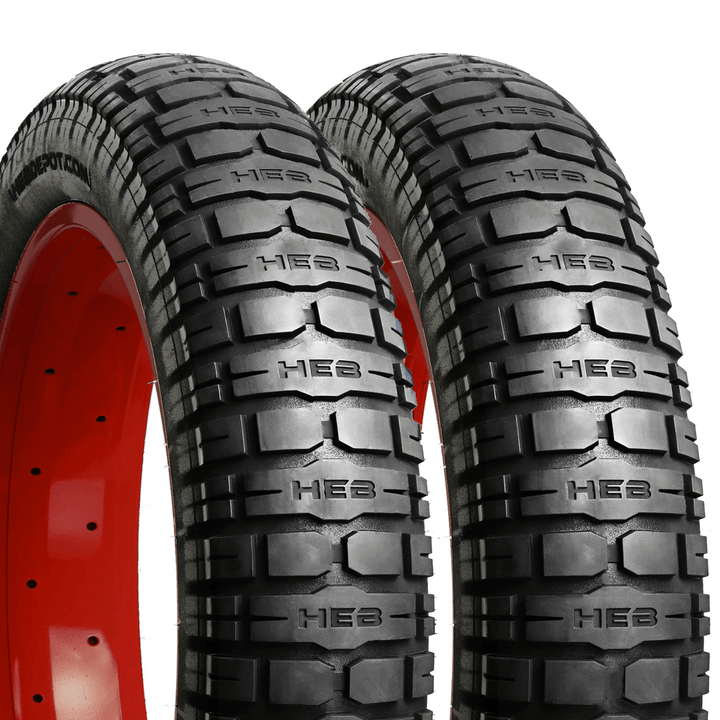 HEB Viperess Fat Tire SET of 2 Tires - 20" x 4" - Parts - 438 eBike Super Shop