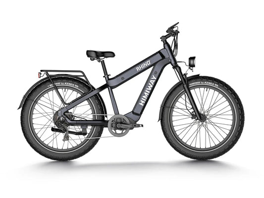 HIMIWAY Rhino 1000 w Step Over Ebike 26x4.5 Fat Electric Fat Tire Mountain eBike