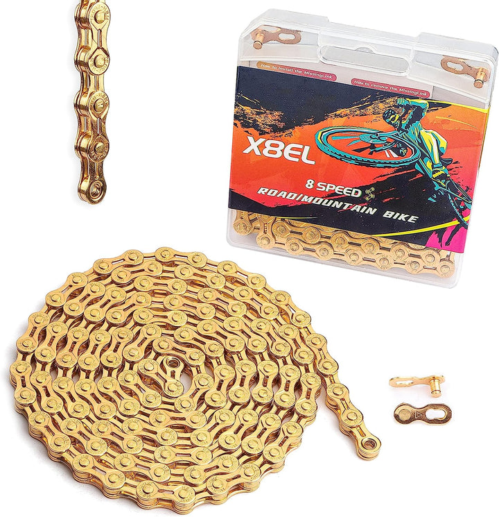 Hycline Bike Chain 6/7/8-Speed 1/2x3/32 Inch (116 Links)