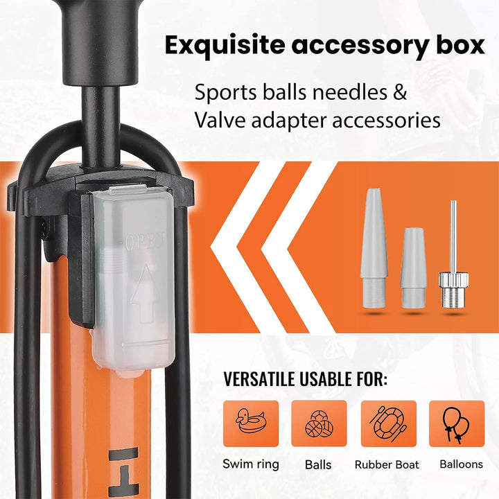 Hycline - The Basic Bike Pump - Bicycle Pumps - SHP - 550032 - YELW eBike Super Shop