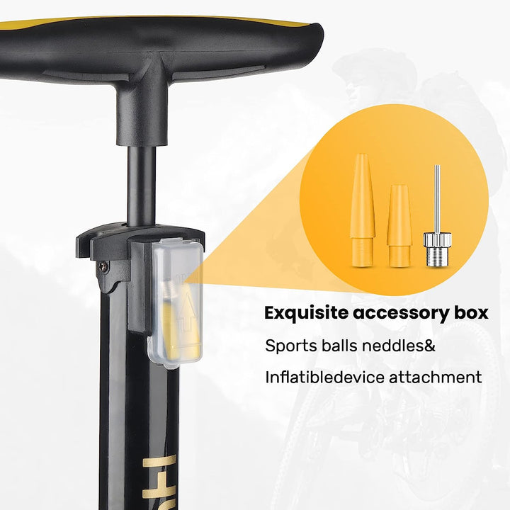 Hycline - The Basic Bike Pump - Bicycle Pumps - SHP - 550032 - YELW eBike Super Shop