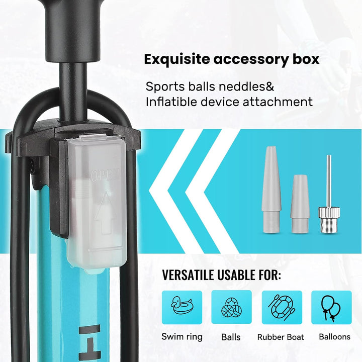 Hycline - The Basic Bike Pump - Bicycle Pumps - SHP - 550032 - YELW eBike Super Shop