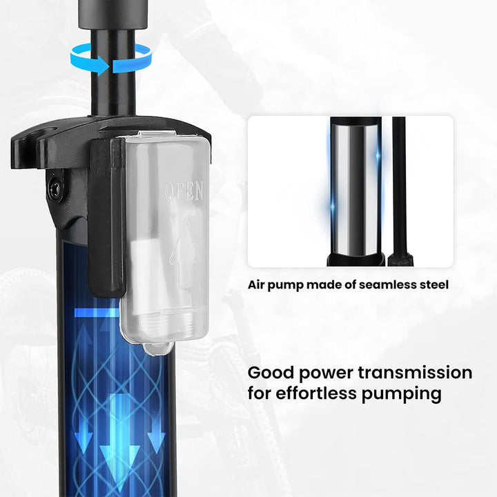 Hycline - The Basic Bike Pump - Bicycle Pumps - SHP - 550032 - YELW eBike Super Shop