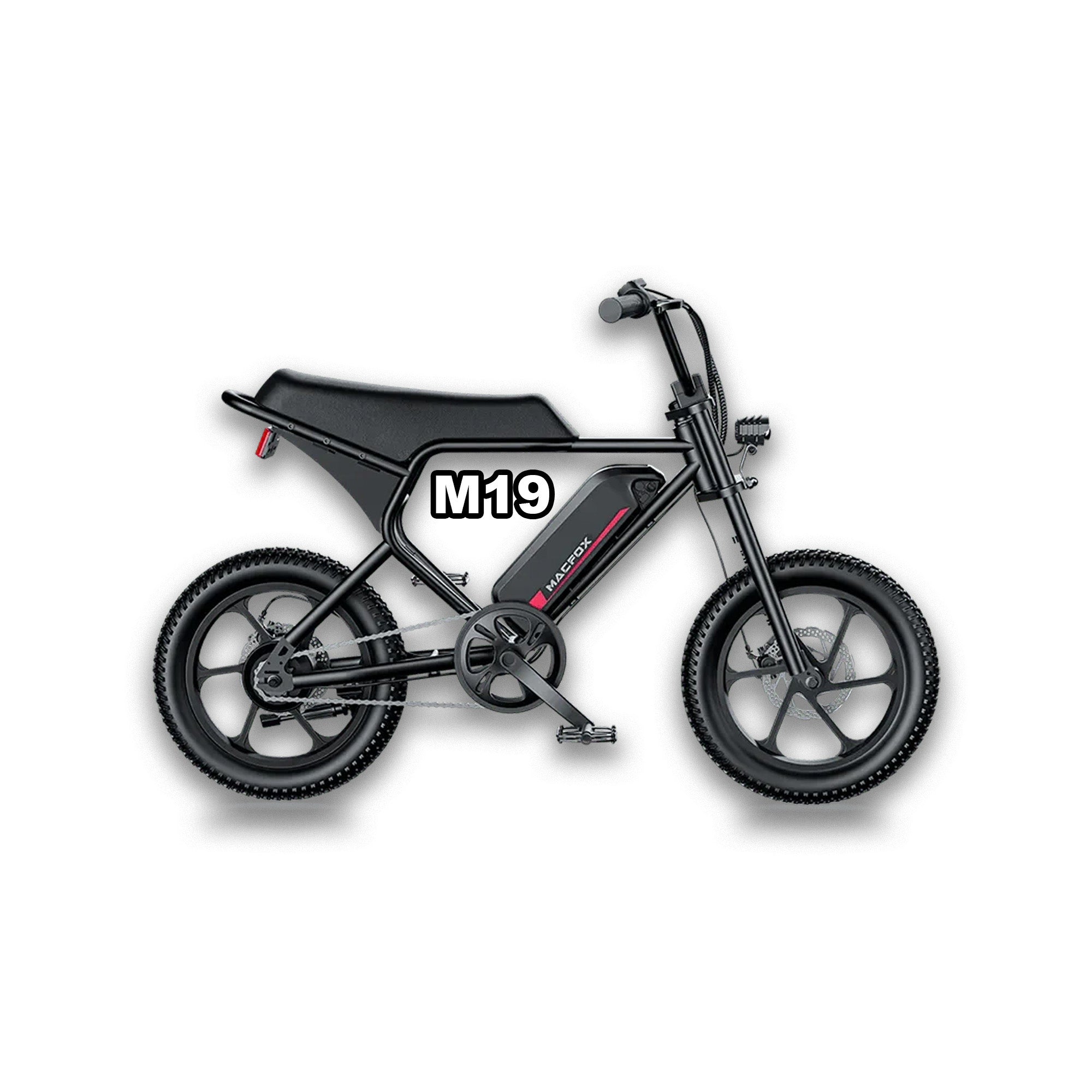 e bike fully fox eBike Macfox M19 - Black