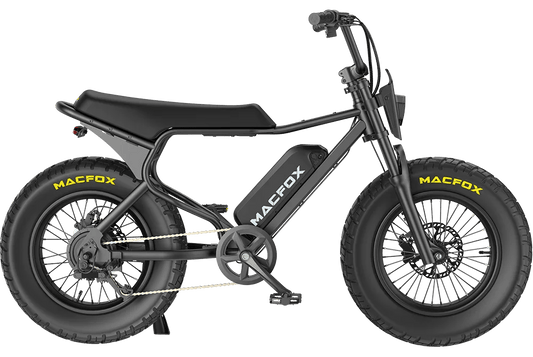 MACFOX X7 - Step Over - MACFO|X7|13 ah|Black eBike Super Shop