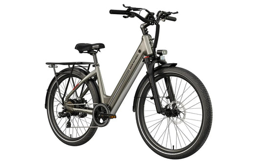 MOKWHEEL Asphalt ST 500 w Step Thru Ebike 27.5x2.4 Urban Electric Beach Cruiser eBike