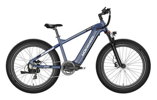 MOKWHEEL Basalt 750 w Step Over Ebike 26x4 Fat Tire Fat Tire Electric Beach Cruiser eBike