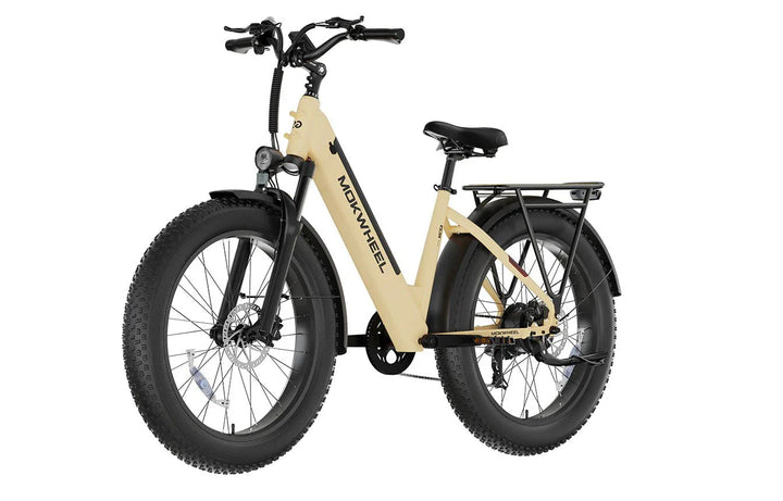 MOKWHEEL Mesa Plus ST 750 w Step Thru Ebike 26x4 Fat Tire Fat Tire Ele