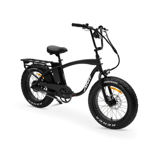 MURF Electric Urban eBike Higgs - 52v 750 w Fat Tire Electric Beach Cruiser eBike - Fat Tire Cruiser eBike - MURF| Higgs BLACK|2289 eBike Super Shop