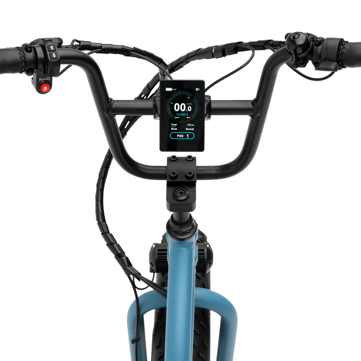 MURF Electric Urban eBike Higgs Step - Thru - 52v 750 w Fat Tire Electric Beach Cruiser eBike - Fat Tire Cruiser eBike - MURF|BLACK|2286 eBike Super Shop