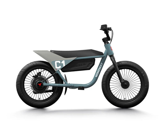 HIMIWAY C1 Kids E-Bike 350 w  Step Over Ebike 16x3 Electric Mini Fat Tire eBike - Assembled in store