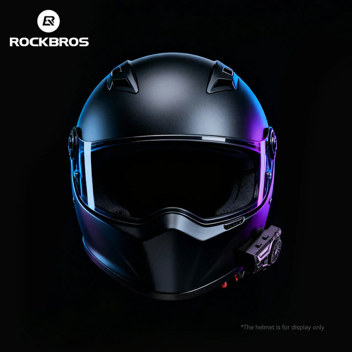 bluetooth motorcycle helmet speakers R1 Motorcycle Bluetooth Communication Headset Helmet Speakers
