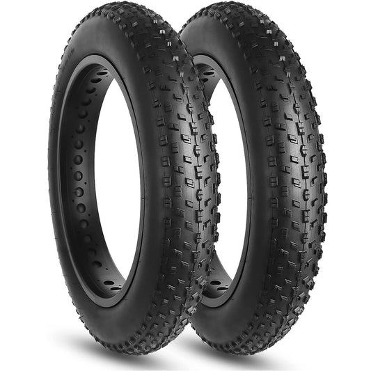 Raider (2 - Pack) - 20"×4" / 26"×4" - Bicycle Tires - SHP - HY8003_204BLK*2 eBike Super Shop