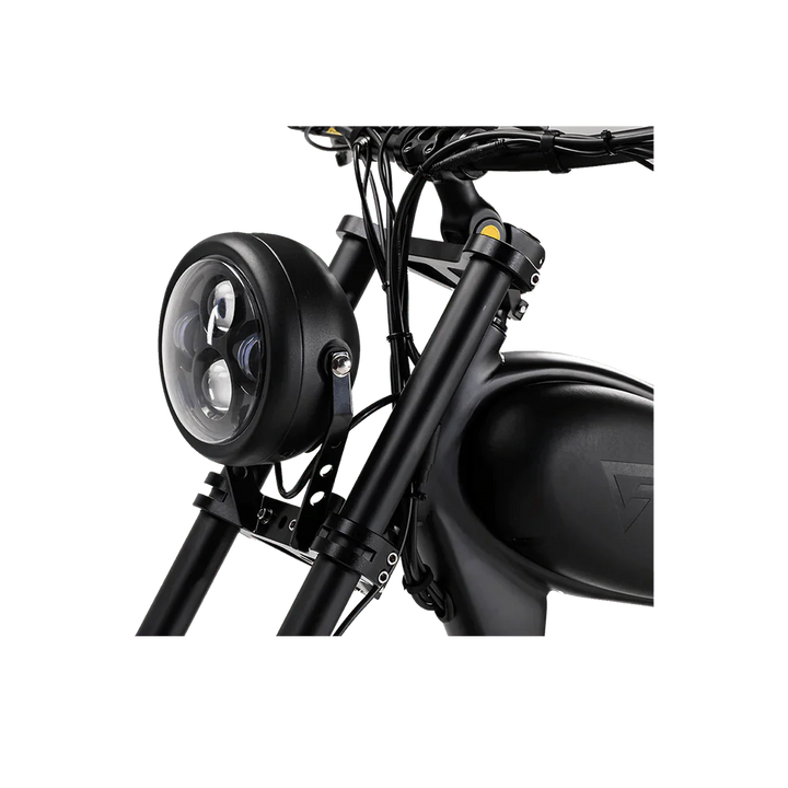 REVI Cheetah PLUS 750w Step Over Ebike 26x4 Fat Tire Electric Vintage eBike - Fat Tire Cruiser eBike - REVI|BLACK48V1|3000 eBike Super Shop