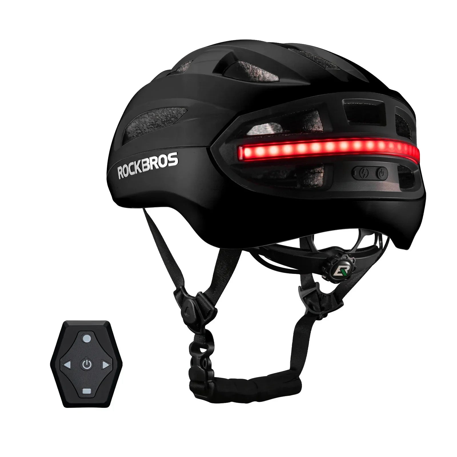 Steering Remote Smart Riding Helmet with Bike Headlight and Tail Light