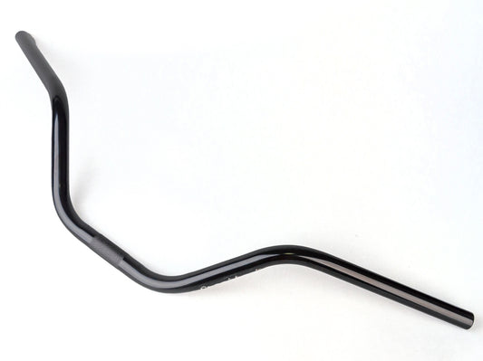 Stomp Ebox Crookback Cruiser Bars, black handlebar with ergonomic crookback design, displayed on a white background.