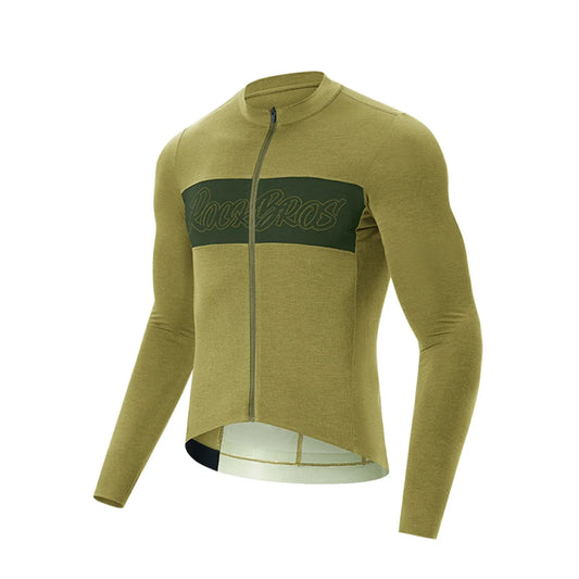 Men‘s Cycling Jersey Breathable Tencel Wool