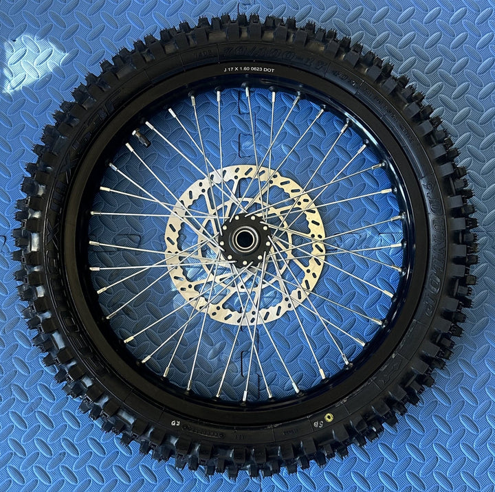 Throne eMoto Wheel Set CST Knobby 17" Front Wheel & Tire Set for Electric dirt bikes *Does not include rotor or sprocket* - Throne Wheel & Tire Set - Throne | CST | 17 inch | Front Wheel & Tire Set eBike Super Shop