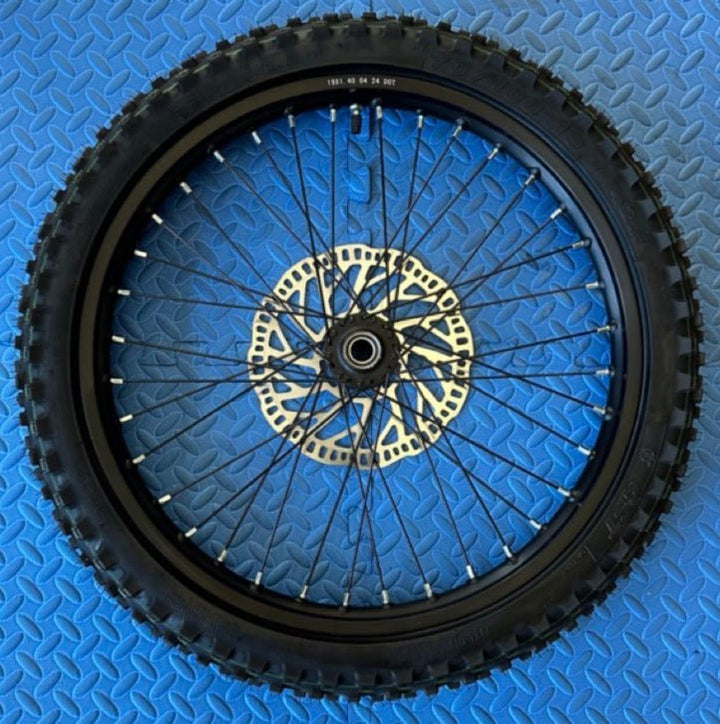 Throne eMoto Wheel Set CST Knobby 17"/19" Front & Rear Wheel & Tire Set for Electric Dirt Bikes *Does not include rotor or sprocket* - Throne Wheel & Tire Set - Throne | CST | 17 inch | Front Wheel & Tire Set eBike Super Shop