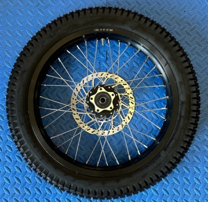Throne eMoto Wheel Set Shinko 241 Dual Sport 17" Rear Wheel & Tire Set for e - Moto Bikes *Does not include rotor or sprocket* - Throne Wheel & Tire Set - Throne | Shinko | 17 inch | Rear Wheel & Tire Set eBike Super Shop