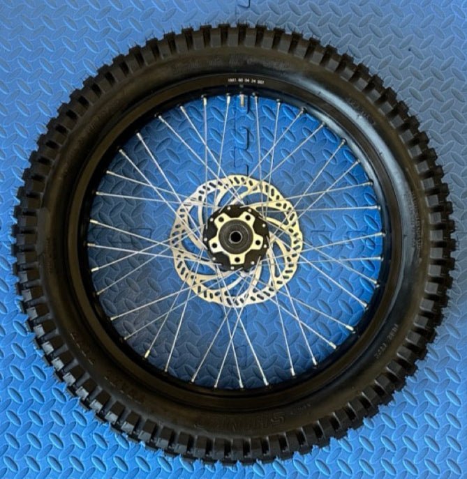 Throne eMoto Wheel Set Shinko 241 Dual Sport 19"/21" Front & Rear Wheel & Tire Set for Moto Bikes *Does not include rotor or sprocket* - Throne Wheel & Tire Set - Throne | Shinko | 19 inch | Front Wheel & Tire Set eBike Super Shop