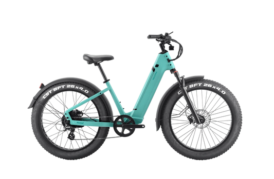 VELOTRIC Nomad 1 750w Step Thru eBike 26x4 Fat Fat Tire Electric Beach Cruiser eBike